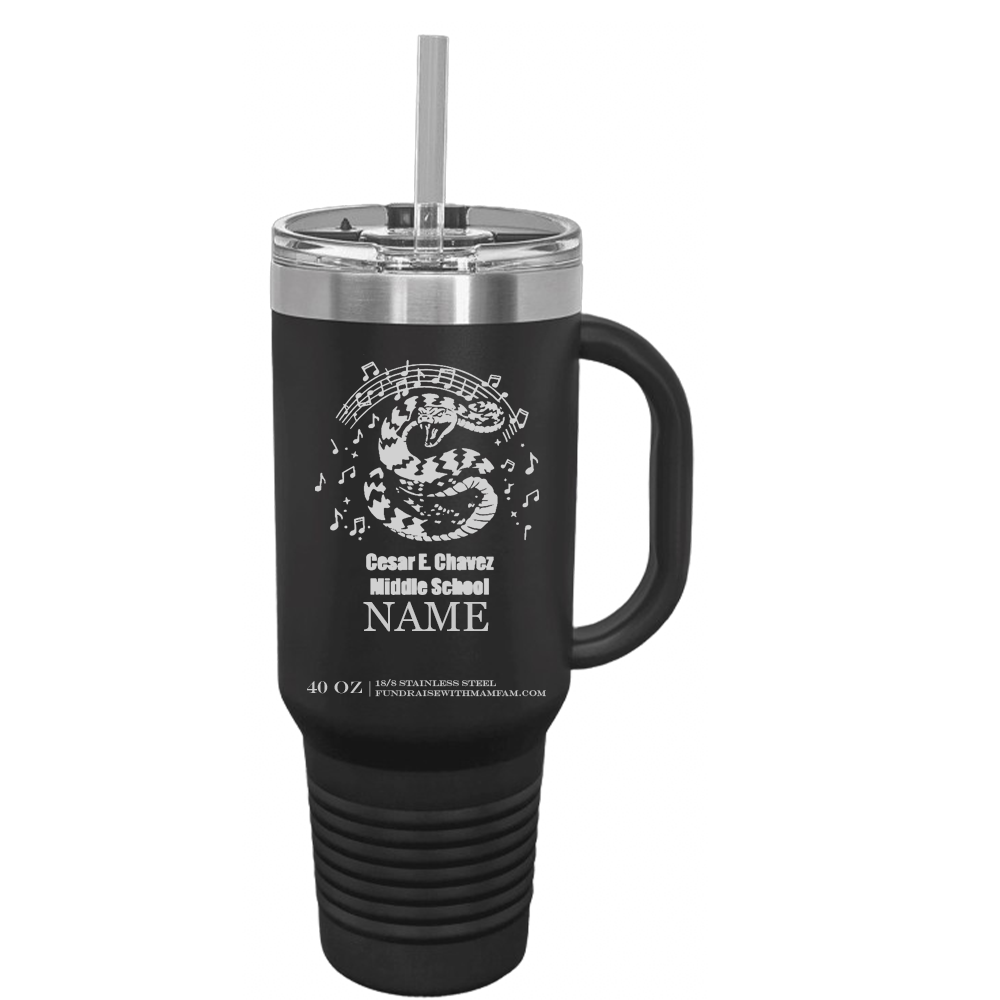Cesar Chavez Music 40oz Travel Mug