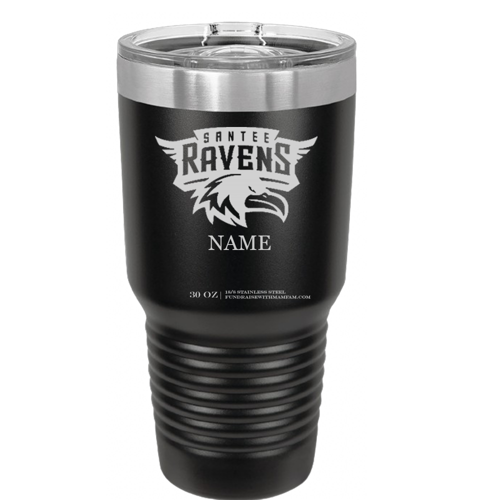 Santee Ravens 30oz Tumbler