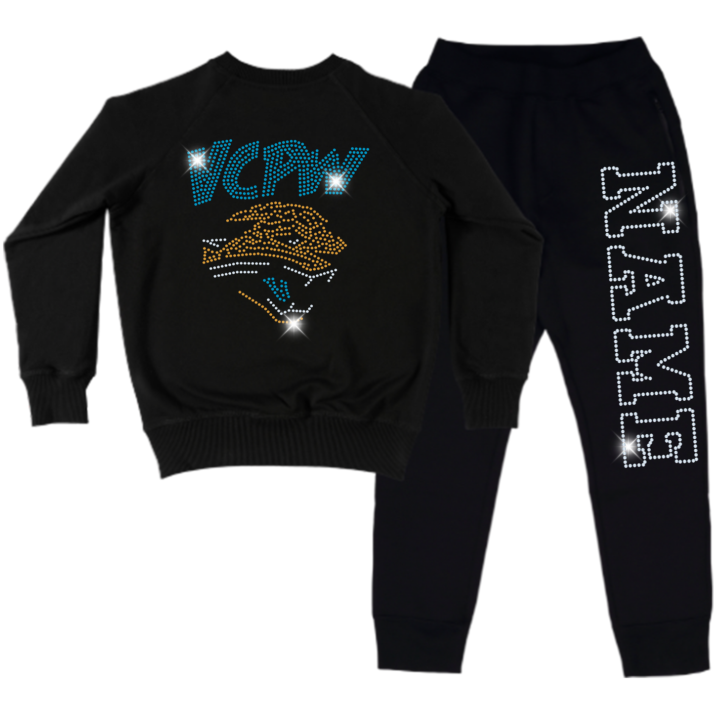 VCPW Cheer Spangle Adult Sweatsuit Set