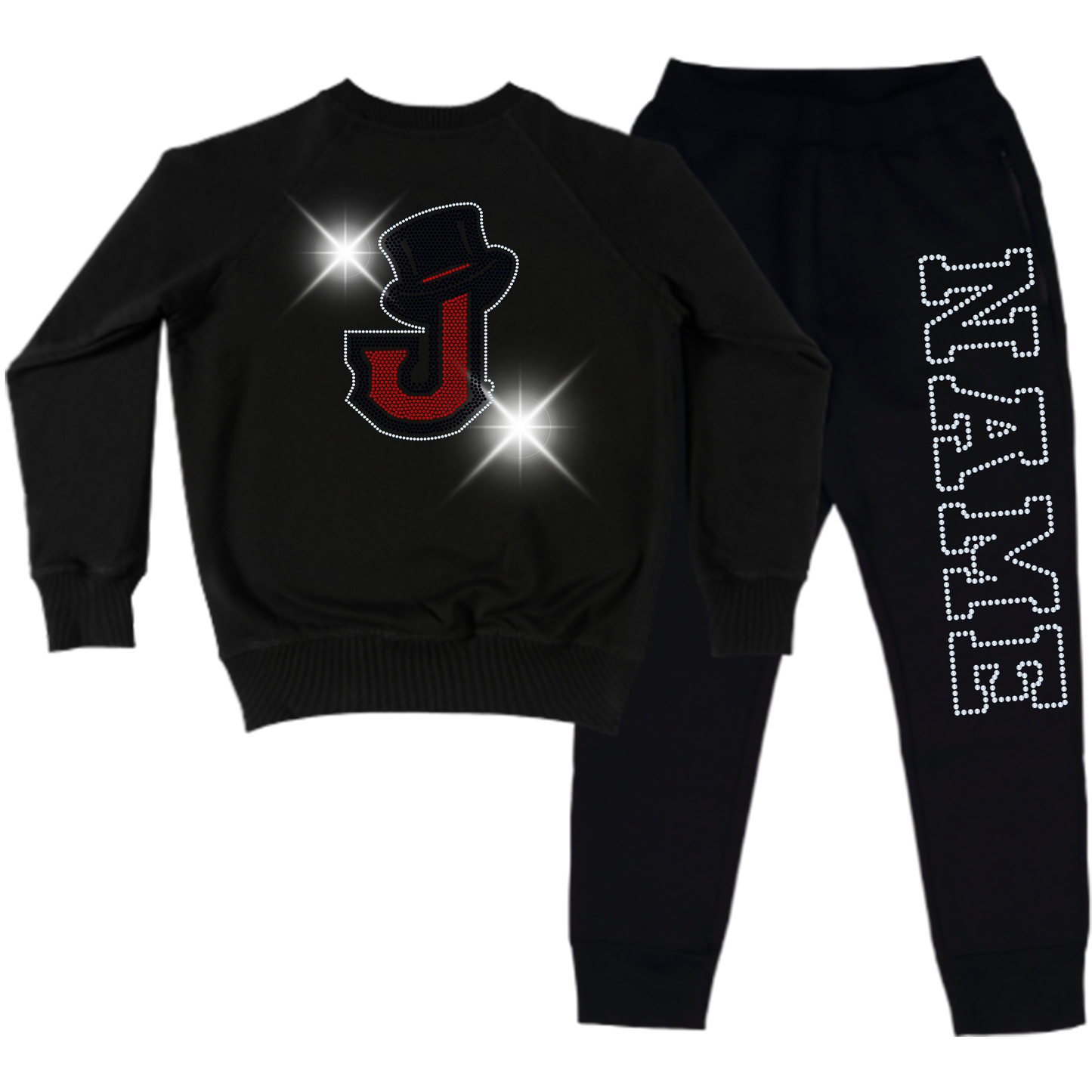 Johnstown Cheer Spangle Youth Sweatsuit Set