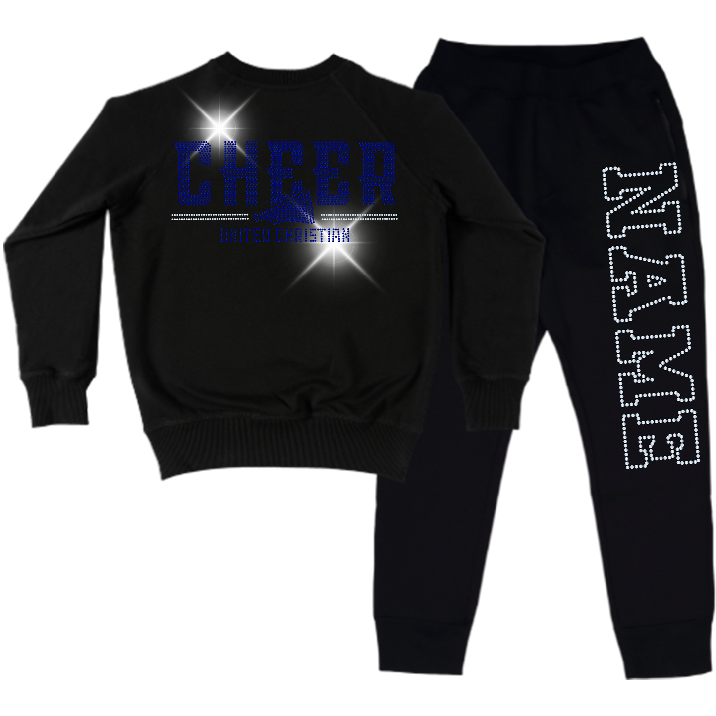 UCA Cheer Spangle Youth Sweatsuit Set
