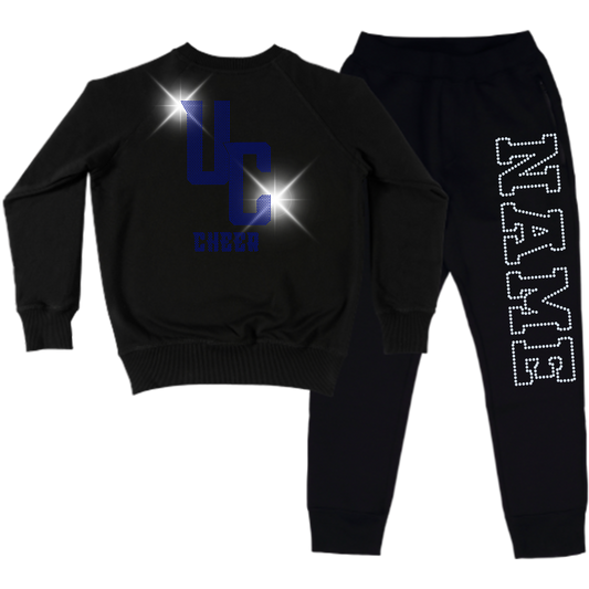 UCA Cheer Spangle Youth Sweatsuit Set