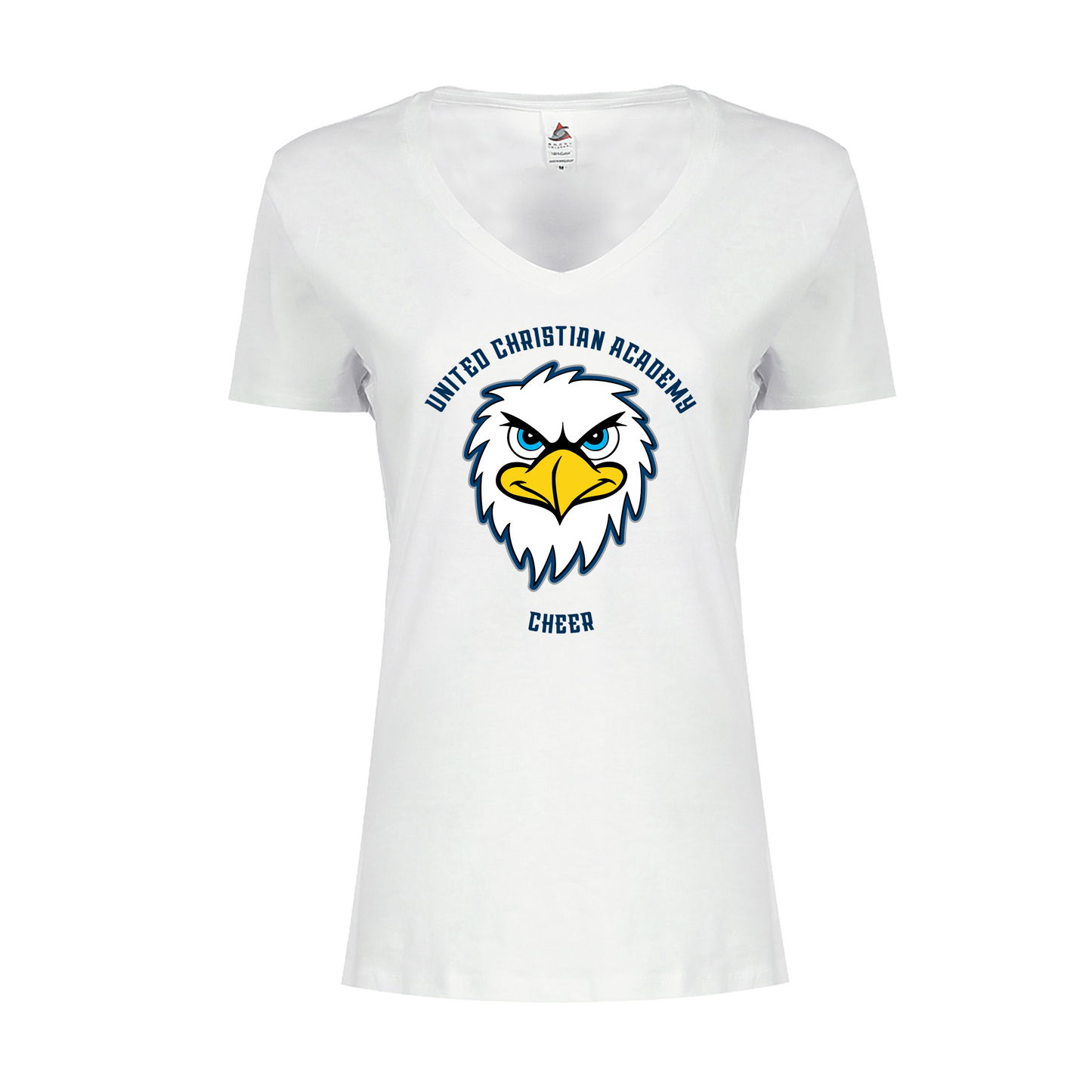UCA Cheer Print V-Neck