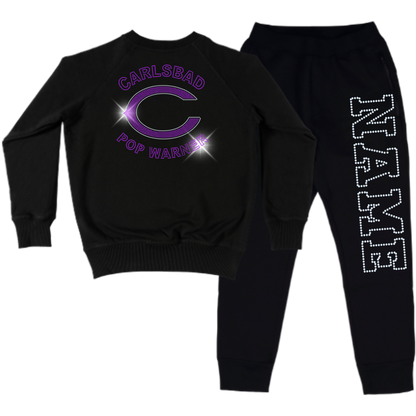 Carlsbad Spangle Adult Sweatsuit Set