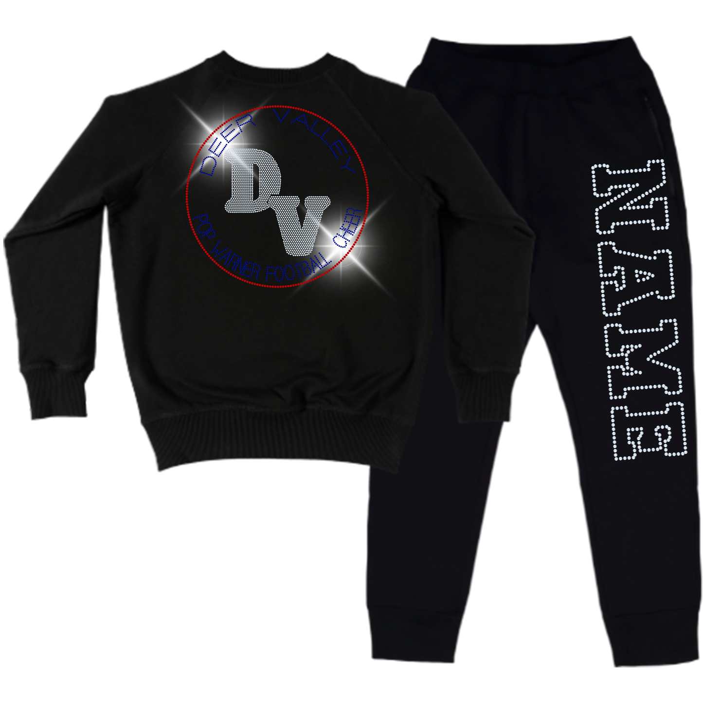 DV Spangle Youth Sweatsuit Set