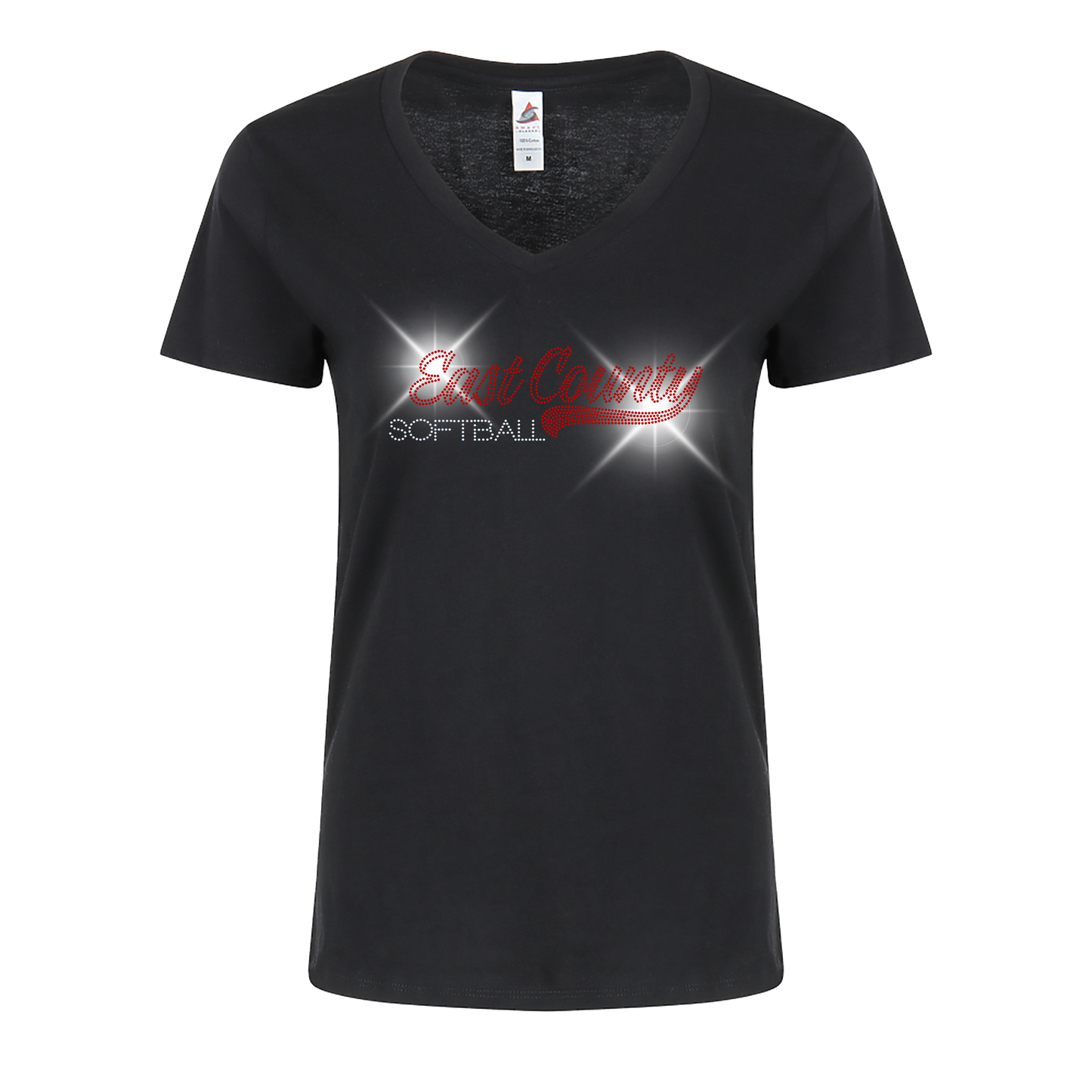 East County Spangle V-Neck