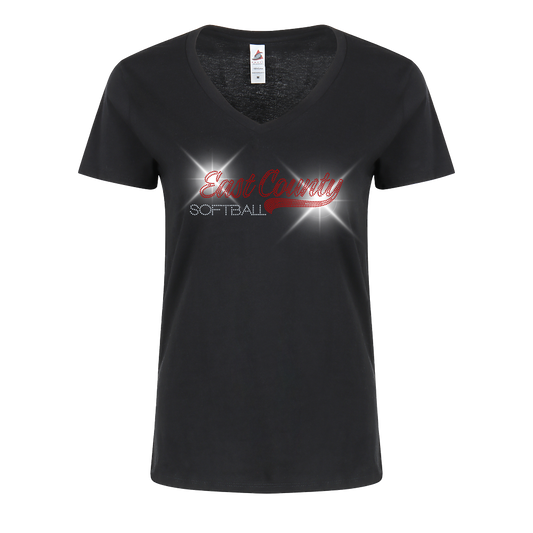 East County Spangle V-Neck