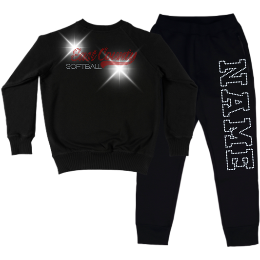 East County Spangle Youth Sweatsuit Set