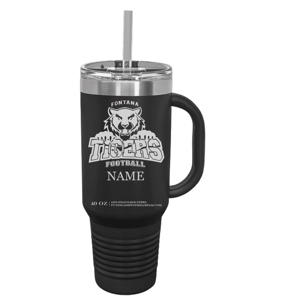 Fontana Tigers 40oz Travel Mug