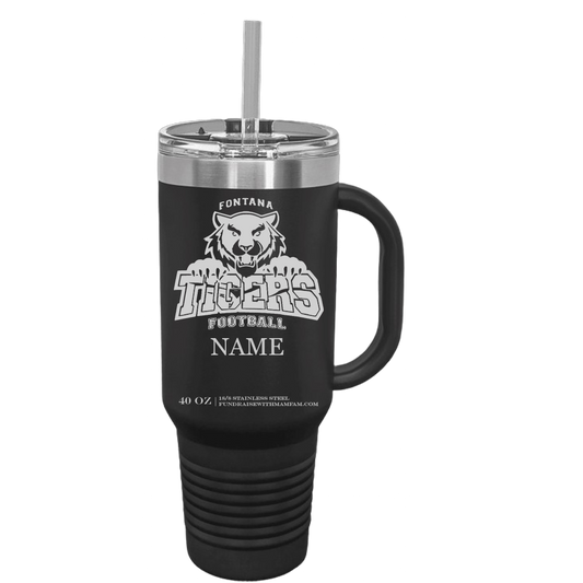Fontana Tigers 40oz Travel Mug