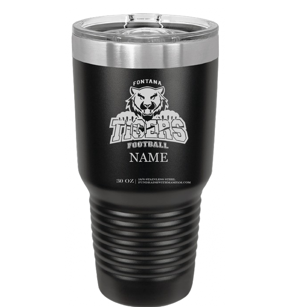 Fontana Tigers 30oz Tumbler