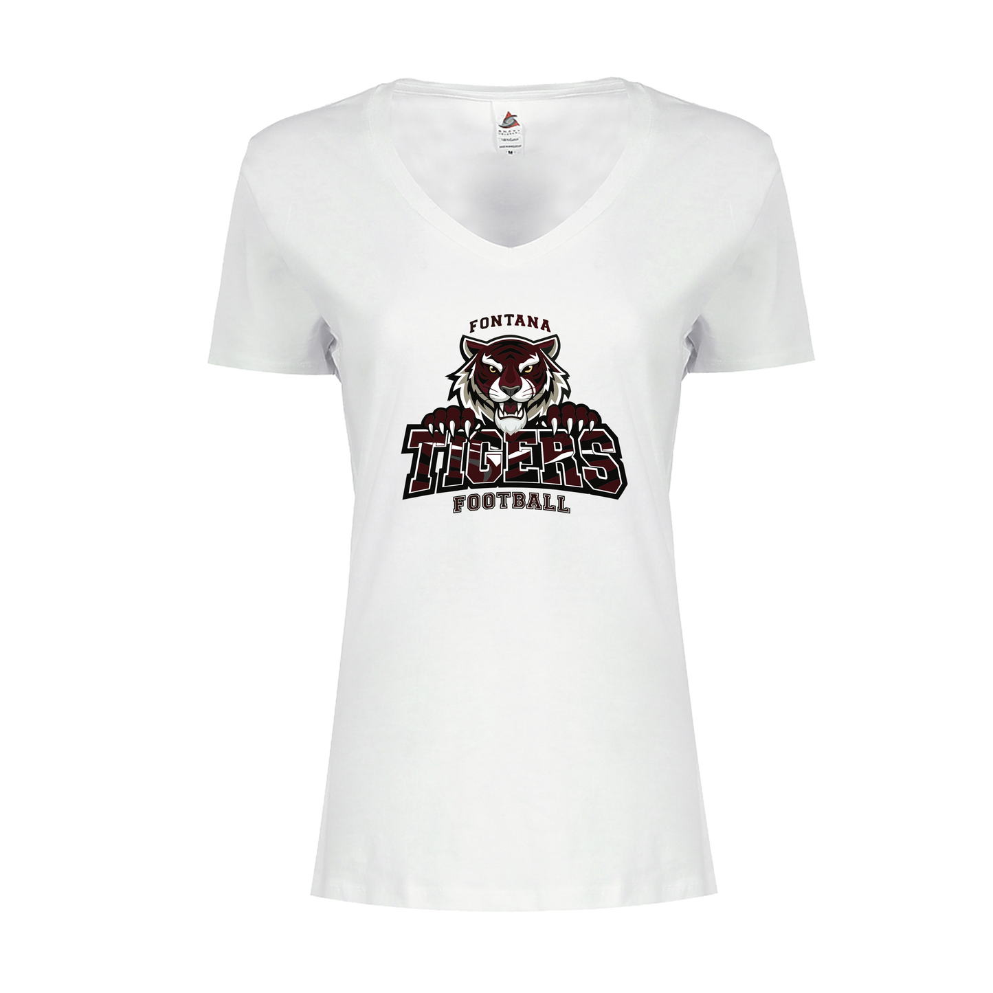 Fontana Tigers Print V-Neck