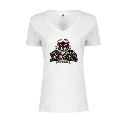 Fontana Tigers Print V-Neck