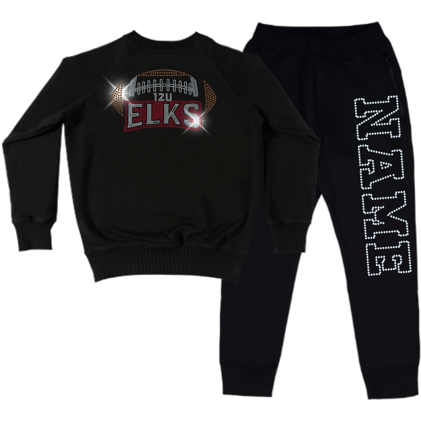Fontana 12u Spangle Adult Sweatsuit Set