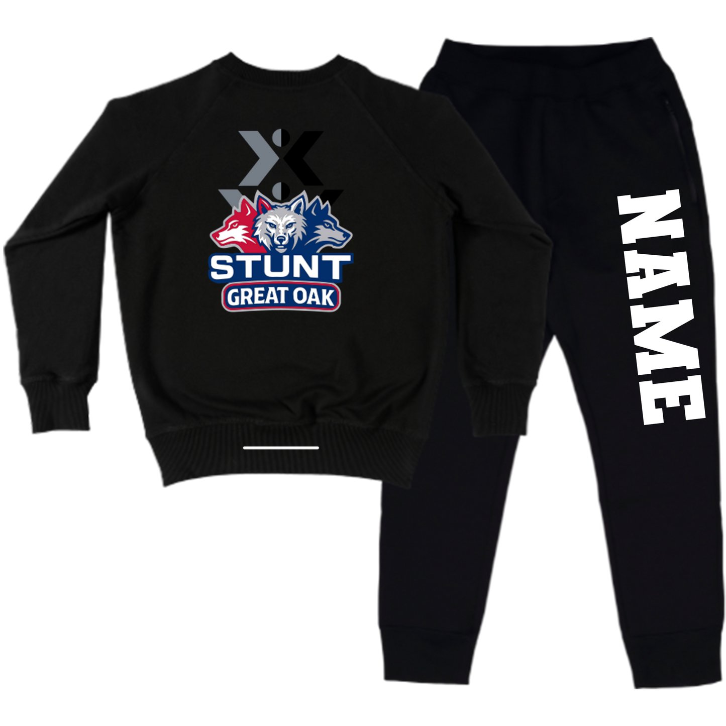 GO Stunt Printed Sweatsuit Set