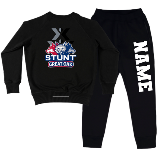 GO Stunt Printed Sweatsuit Set