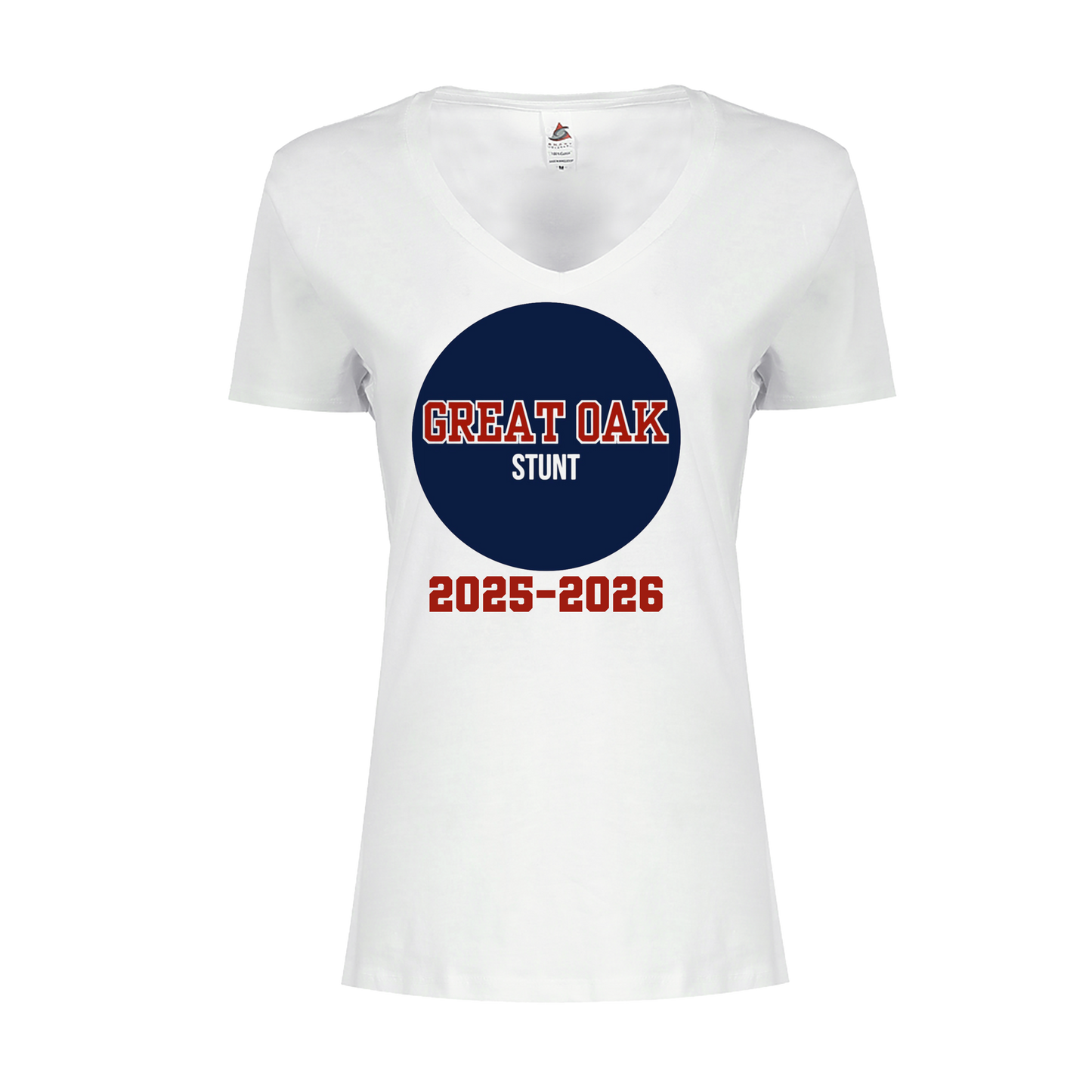 Great Oak Print V-Neck