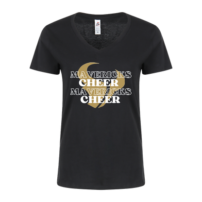 LCCPW Cheer Print V-Neck