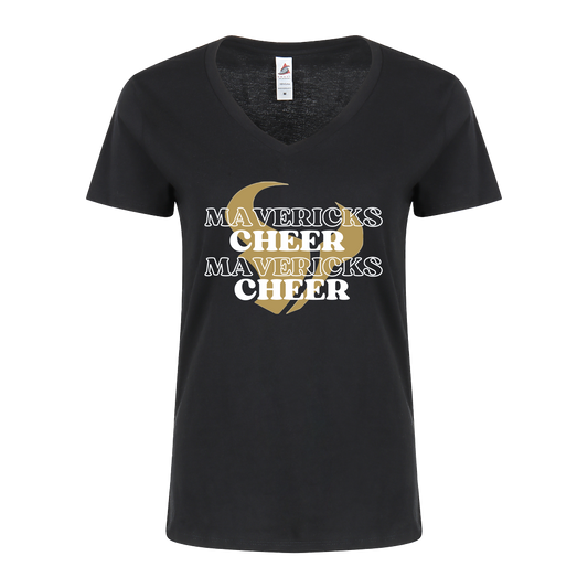 LCCPW Cheer Print V-Neck