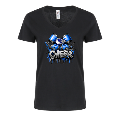 RC Cheer Print V-Neck