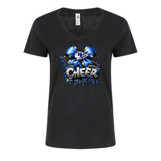 RC Cheer Print V-Neck