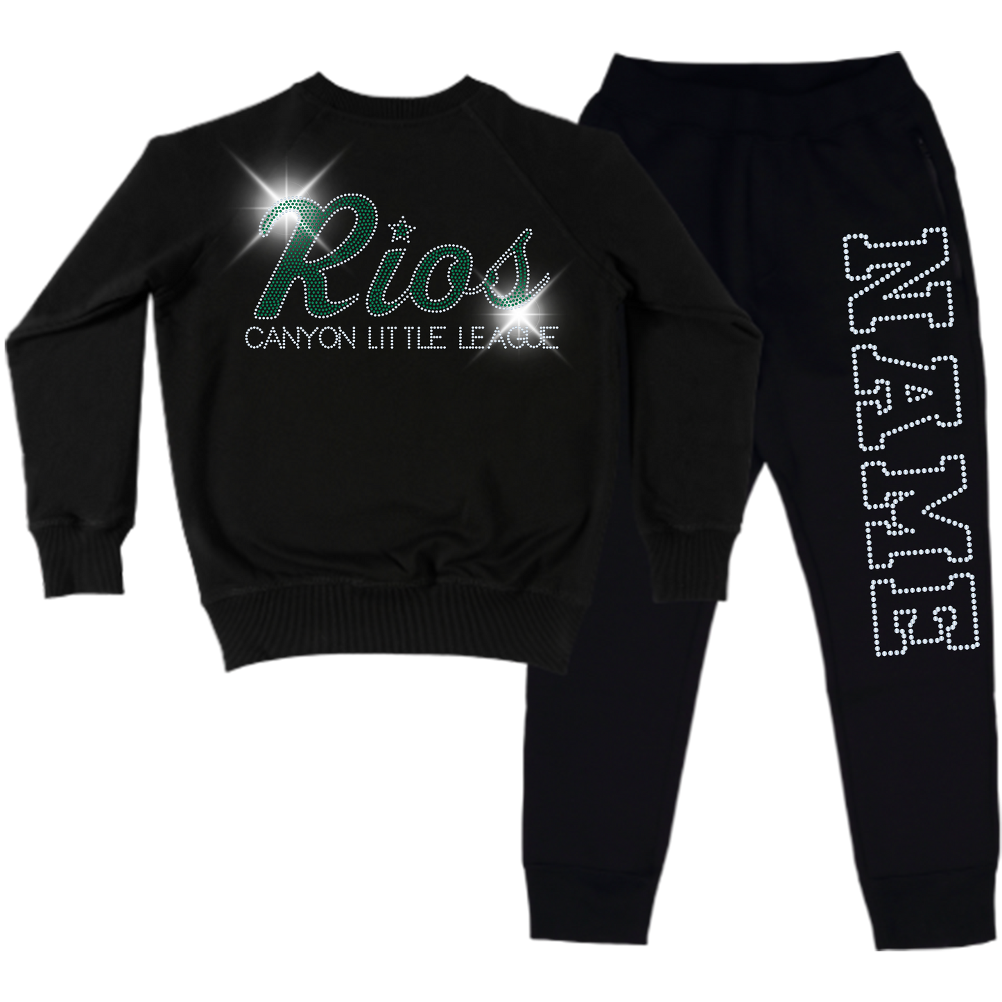 Rios Spangled Sweatsuit Set
