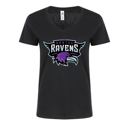 Santee Ravens Print V-Neck