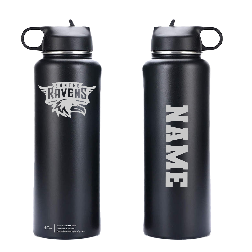 Santee Ravens 40oz Water Bottle