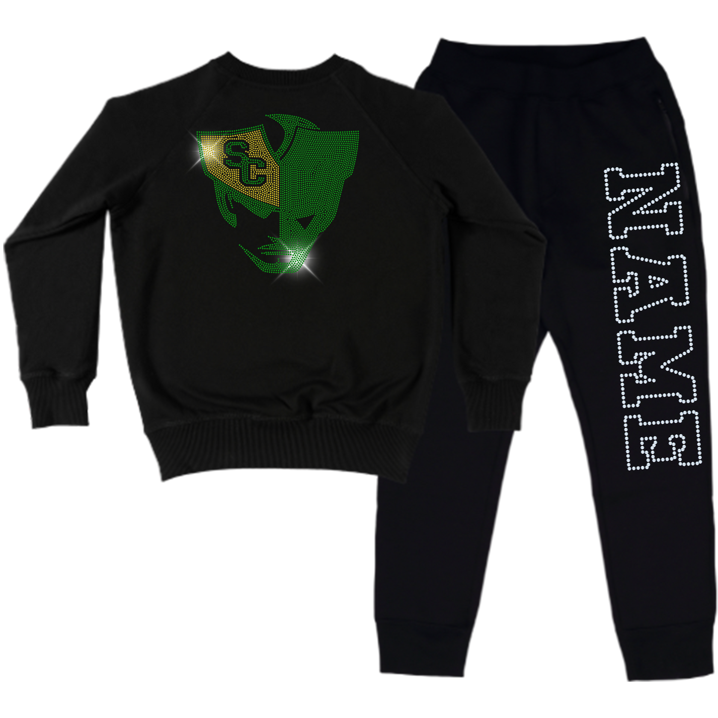 San Carlos Spangle Youth Sweatsuit Set
