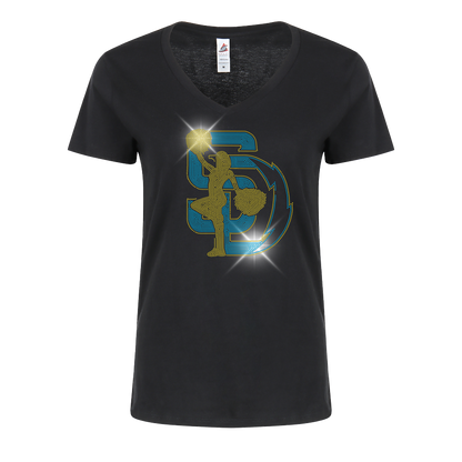 SD Bolts Spangle V-Neck