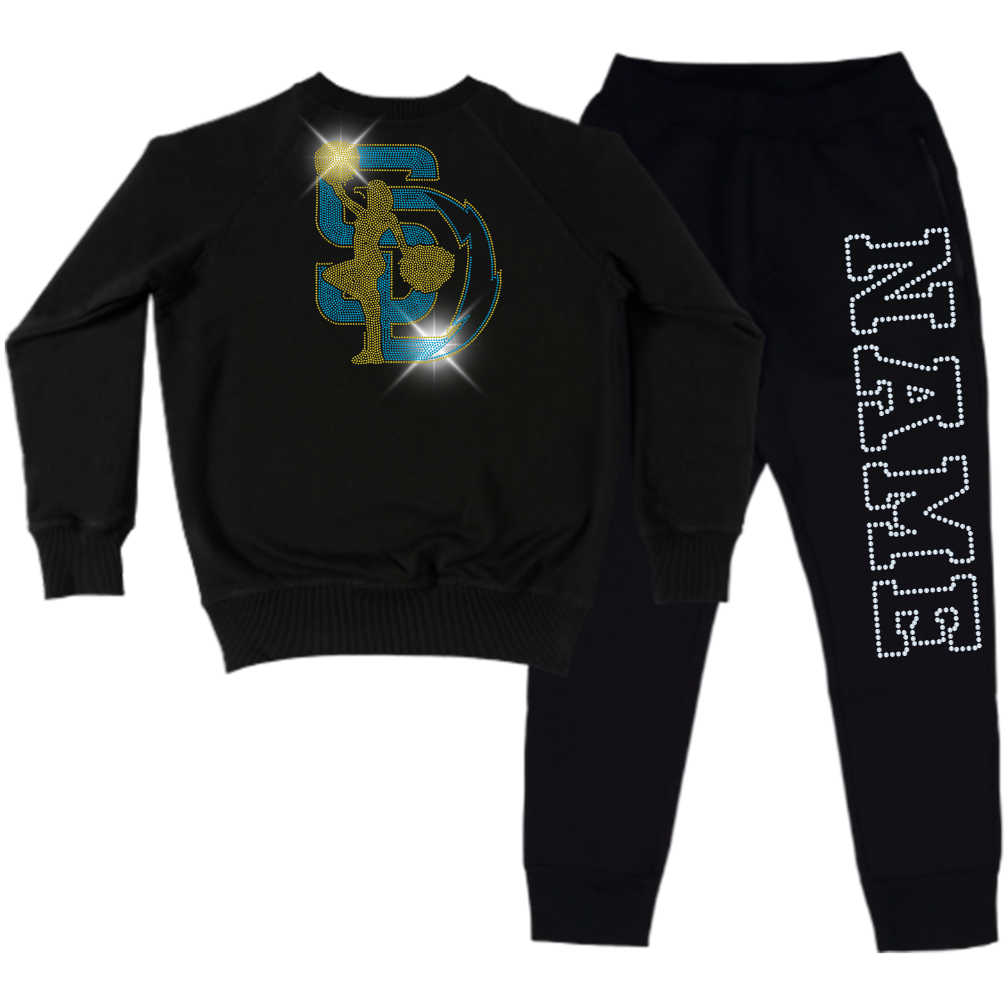 SD Bolts Spangle Adult Sweatsuit Set