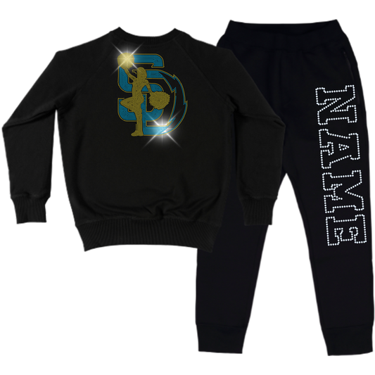 SD Bolts Spangle Adult Sweatsuit Set