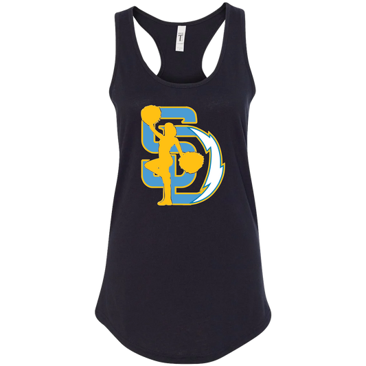 SD Bolts Print Tank Top