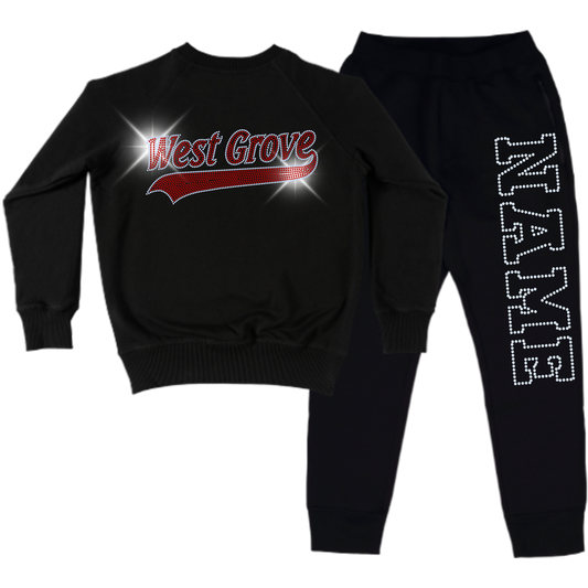 WG Spangled Sweatsuit Set