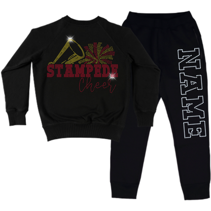 Stampede Cheer Spangle Adult Sweatsuit Set