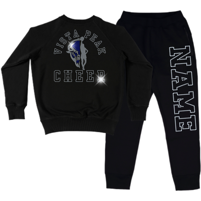 Vista Spangle Youth Sweatsuit Set